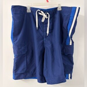 Men’s Blue Swim Shorts - Large